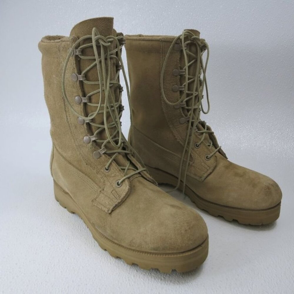 Belleville Tactical Military Suede Boots Made in USA Men's Sz 9.5 R - Picture 2 of 9